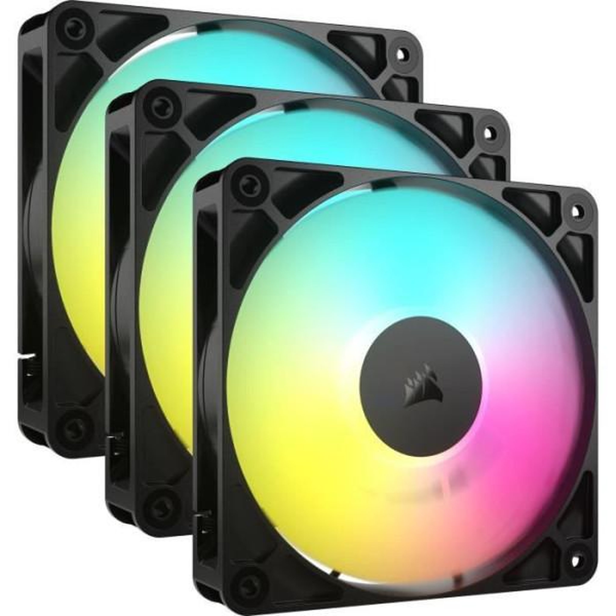 Corsair Pack de 3 ventilateurs PWM 120mm - CORSAIR - RS120
