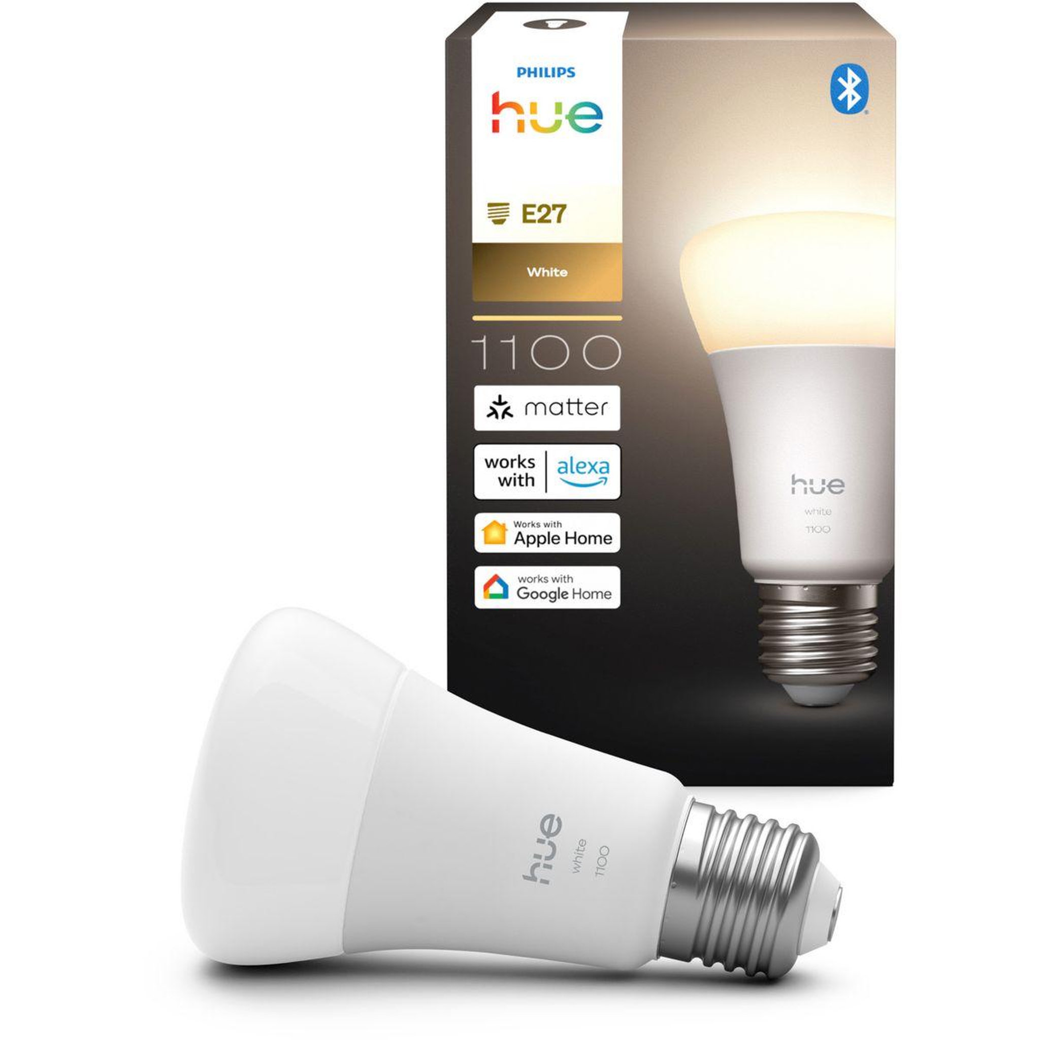 PHILIPS HUE Ampoule led connectée e27 white 75w