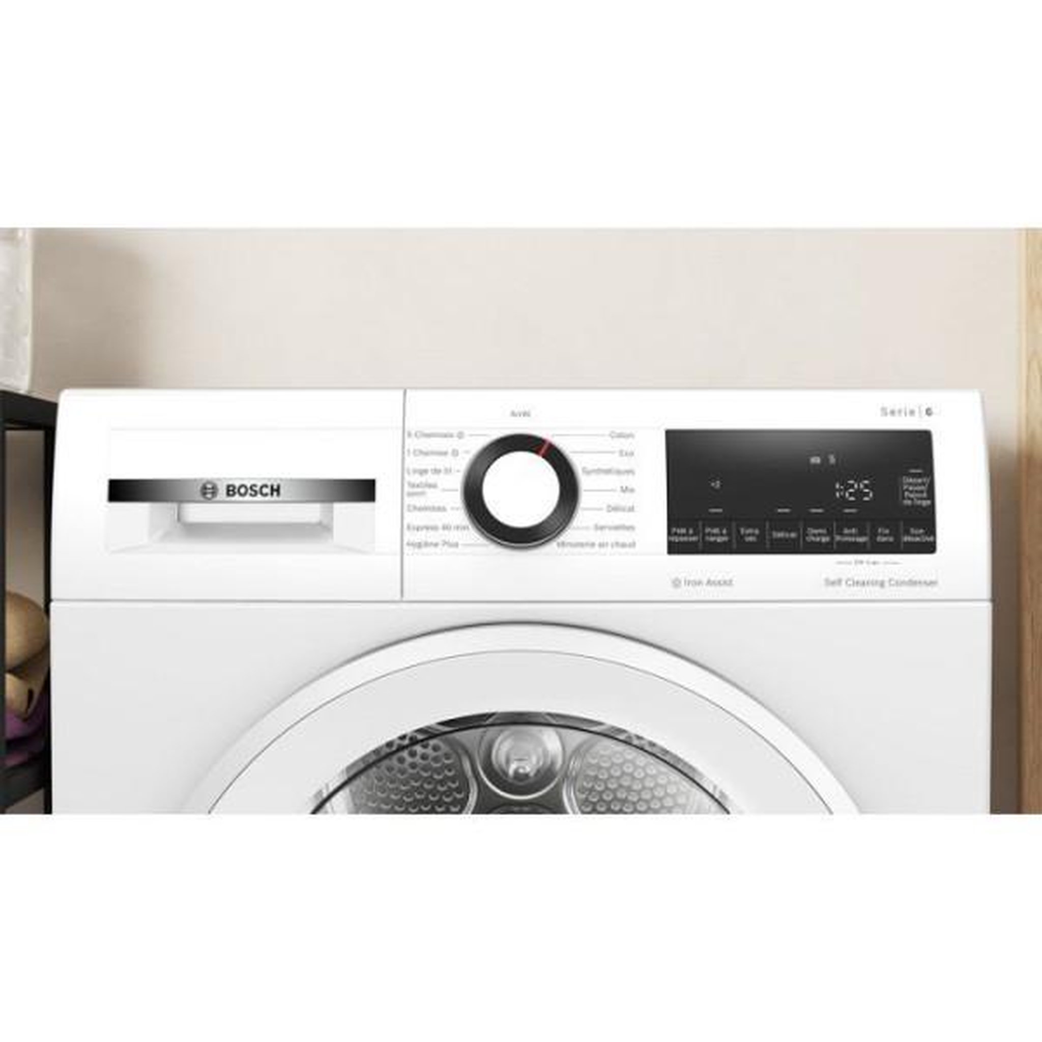 Voir la diapositive 4 : BOSCH Sèche-linge pompe à chaleur 60cm 9kg - wqg24502fr