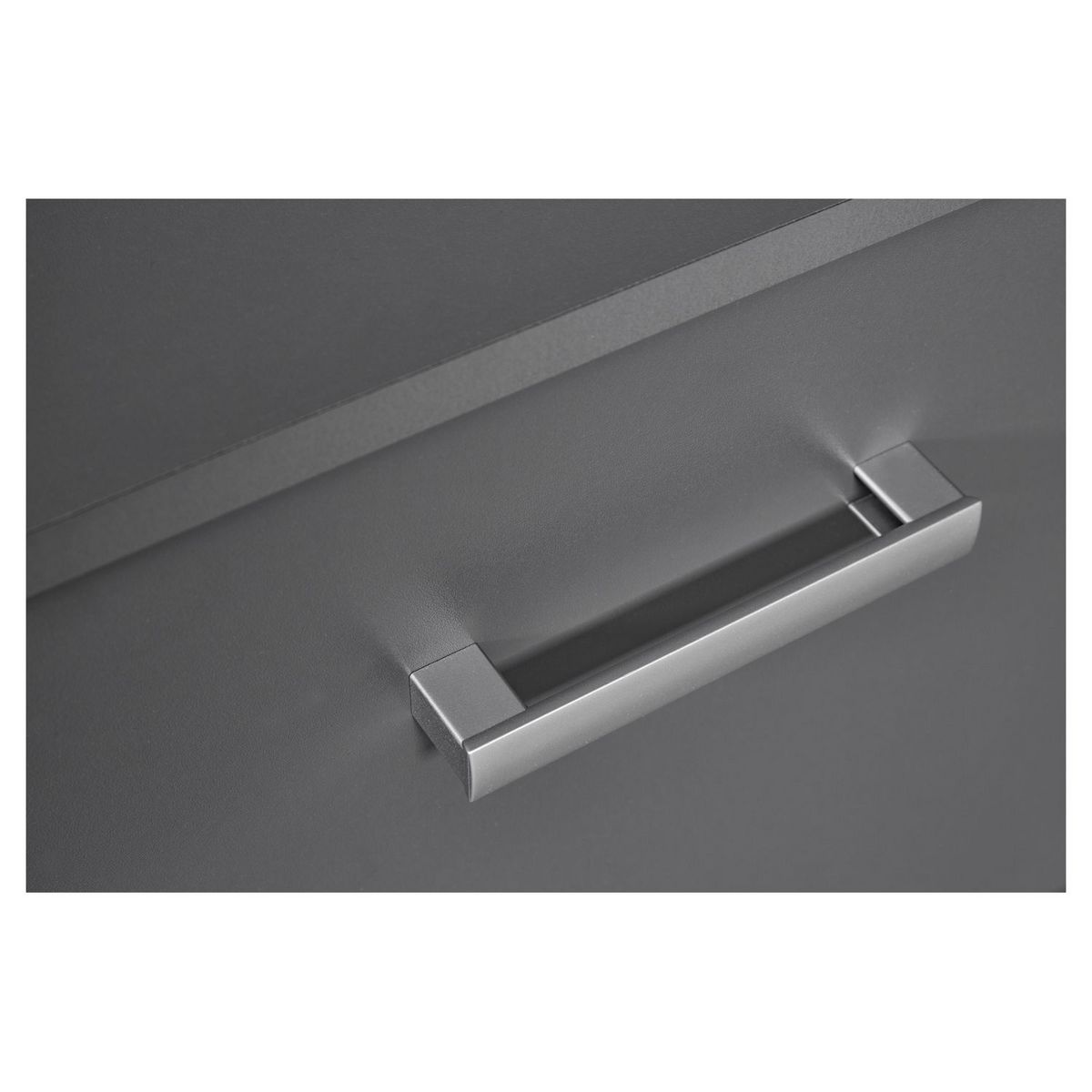 Meuble TV 2 portes 2 niches de rangement L180 cm ZIO