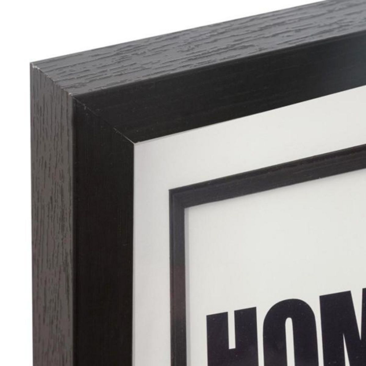 ATMOSPHERA Cadre Photo en Verre  Aedan  13x18cm Noir