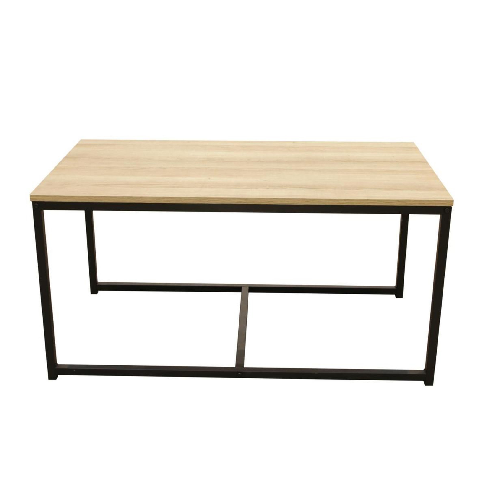 Voir la diapositive 5 : The Home Deco Factory Lot de 3 tables basses  seattle  90cm naturel