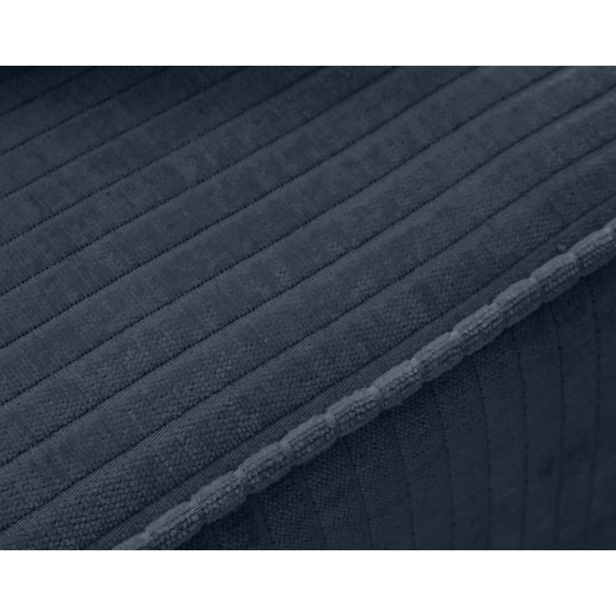 BEST MOBILIER Topaze - fauteuil en velours côtelé plat