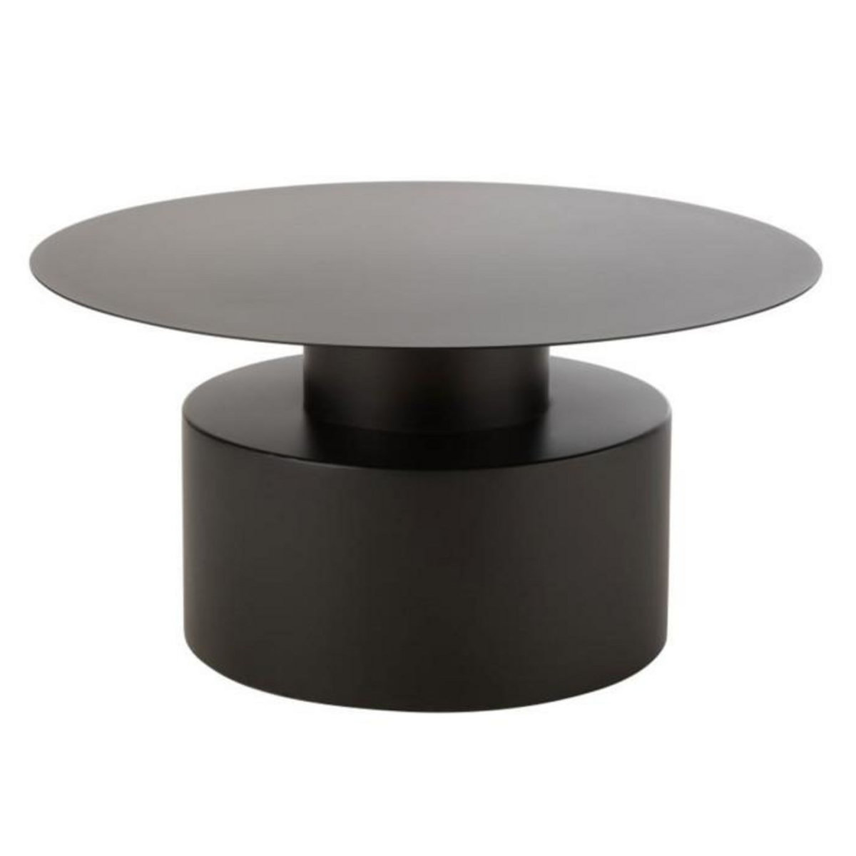 Paris Prix Table Basse en Métal  Gregorio  80cm Noir