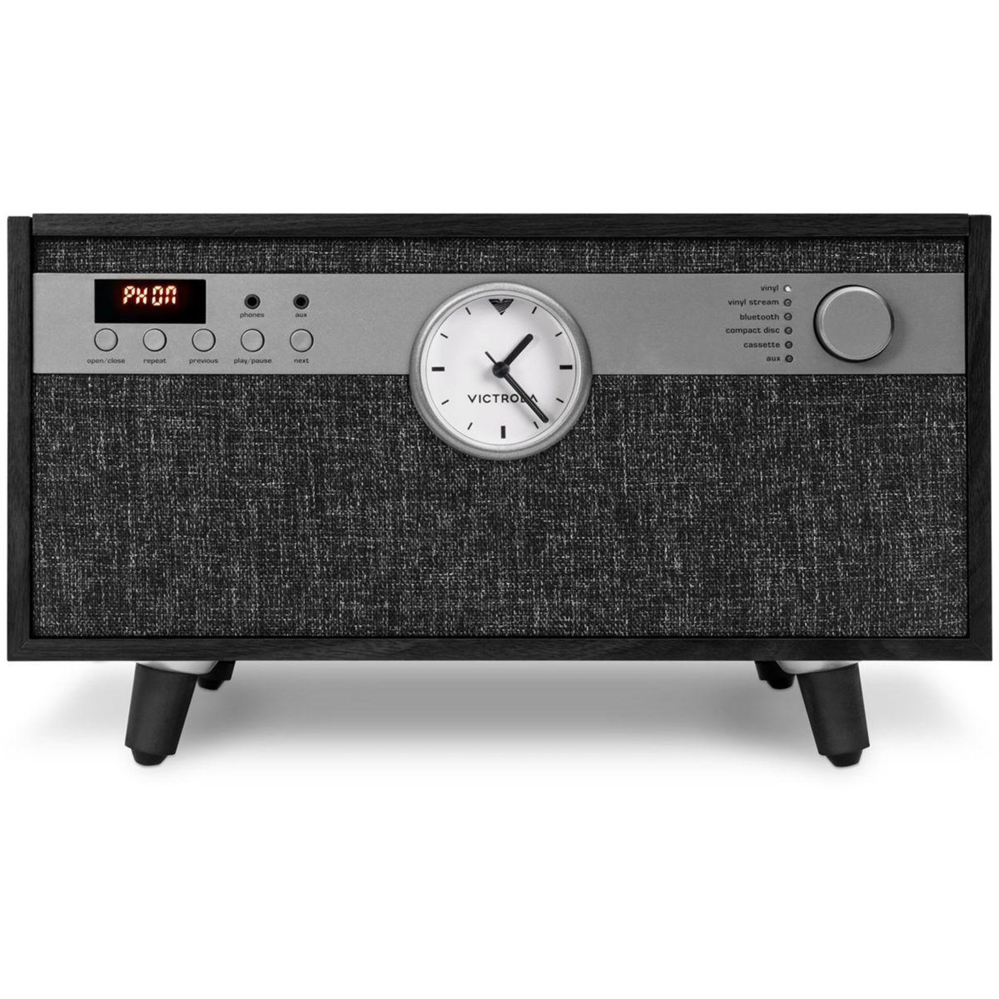 Voir la diapositive 3 : VICTROLA Platine vinyle VTA-830 Noir