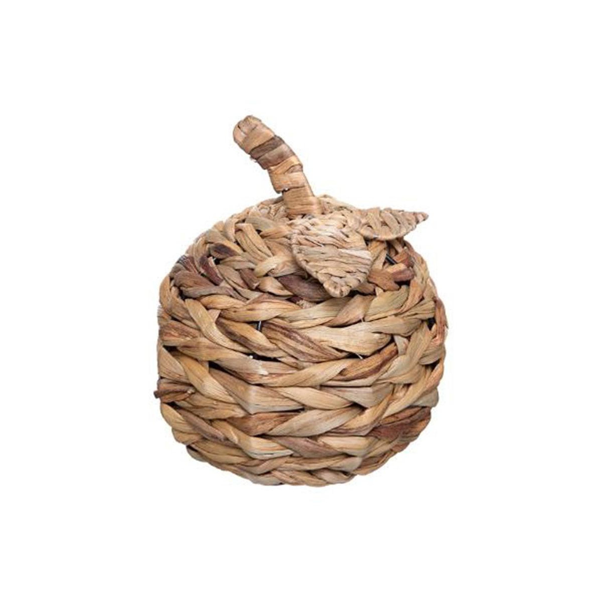 Voir la diapositive 1 : ATMOSPHERA Pomme déco à poser  vannerie  21cm naturel