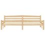Voir la diapositive 4 : VIDAXL Cadre de lit sans matelas bois massif de pin 200x200 cm