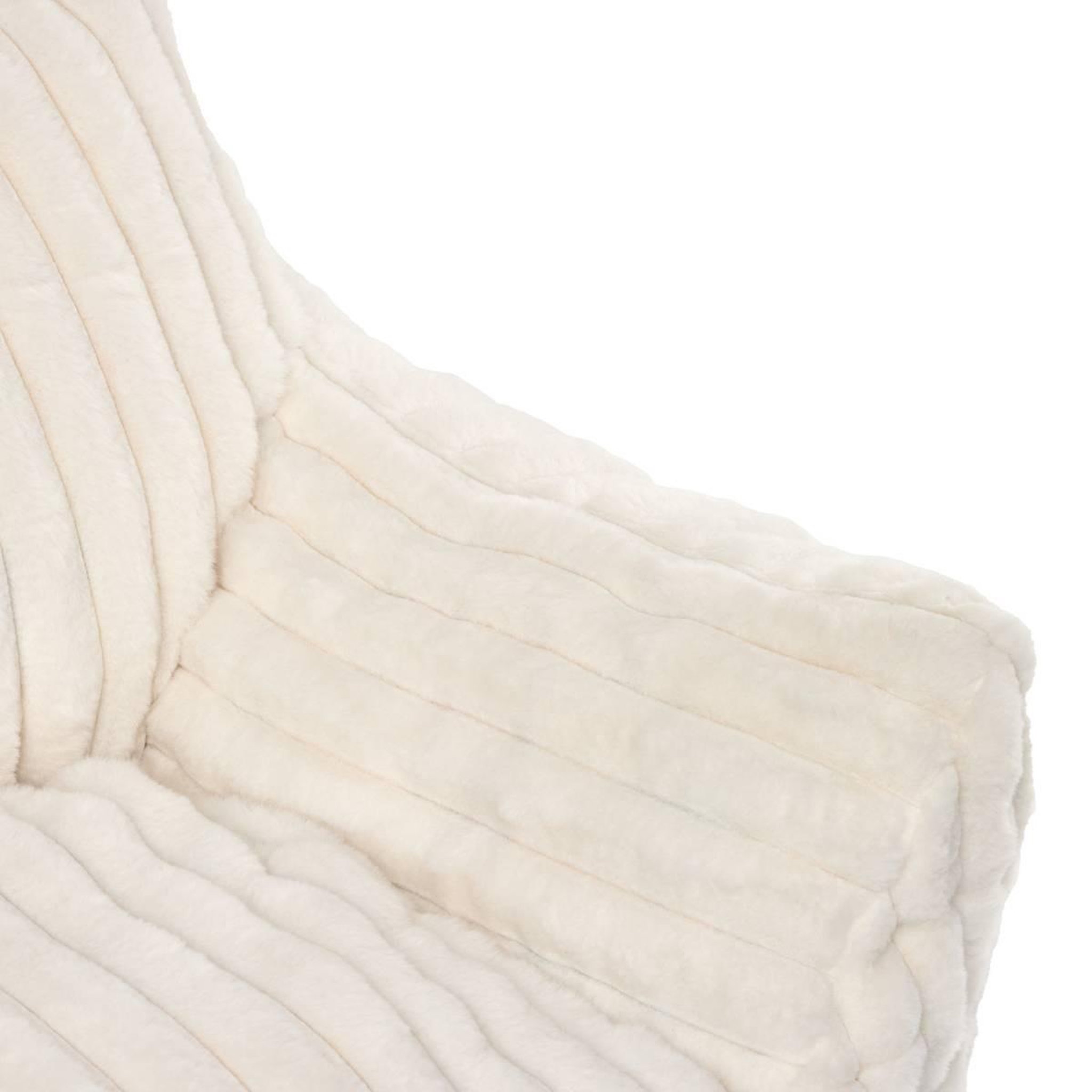 Voir la diapositive 3 : Atmosphera Kids Fauteuil Enfant en Velours Côtelé  Muzi  70cm Blanc