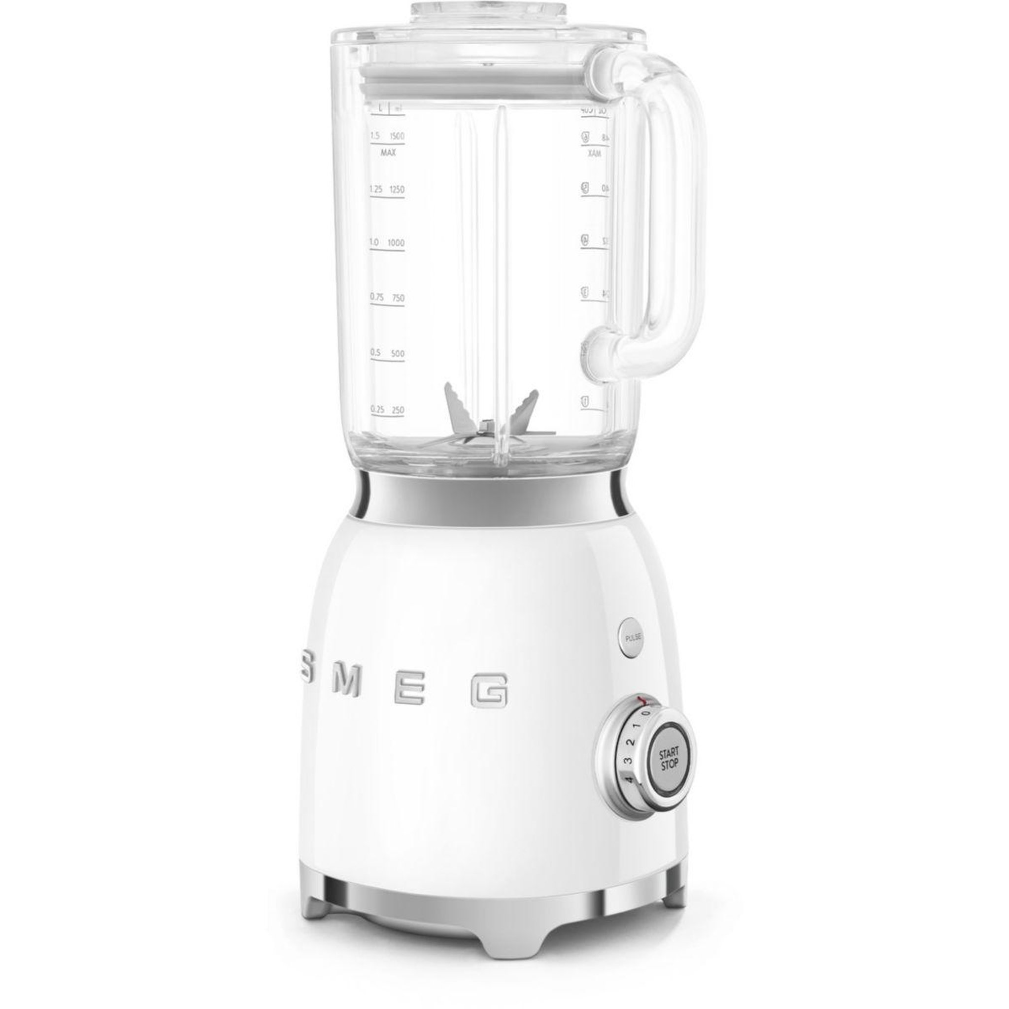 Voir la diapositive 2 : SMEG Blender blf03wheu blanc