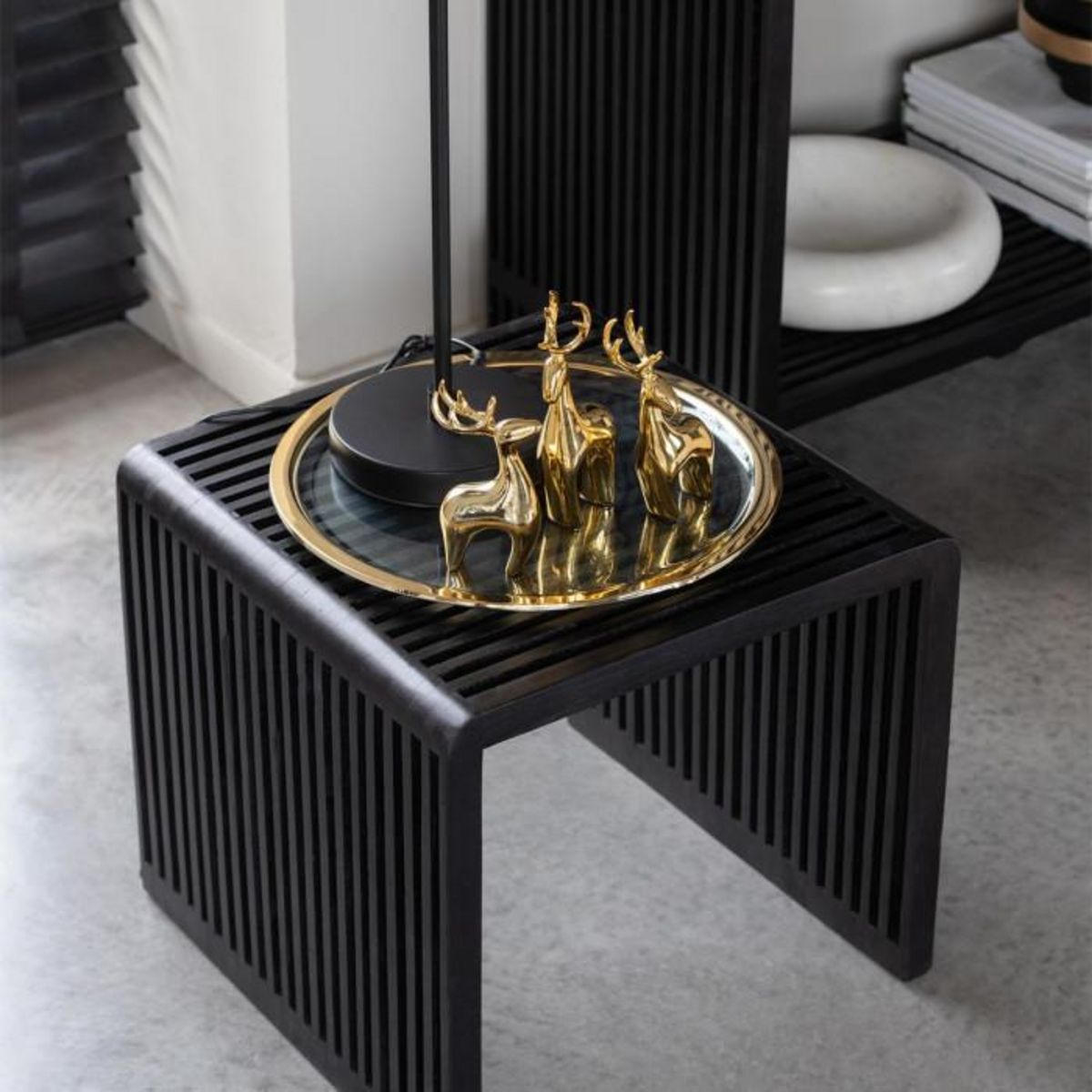 Paris Prix Lot de 3 Rennes Déco  Electro  16cm Or