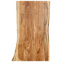 Voir la diapositive 1 : VIDAXL Dessus de table Bois d'acacia massif 100x(50-60)x2,5 cm