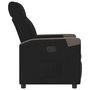 Voir la diapositive 4 : VIDAXL Fauteuil inclinable Noir Tissu