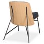 Voir la diapositive 5 : Paris Prix Fauteuil Design  Vincente  80cm Noir