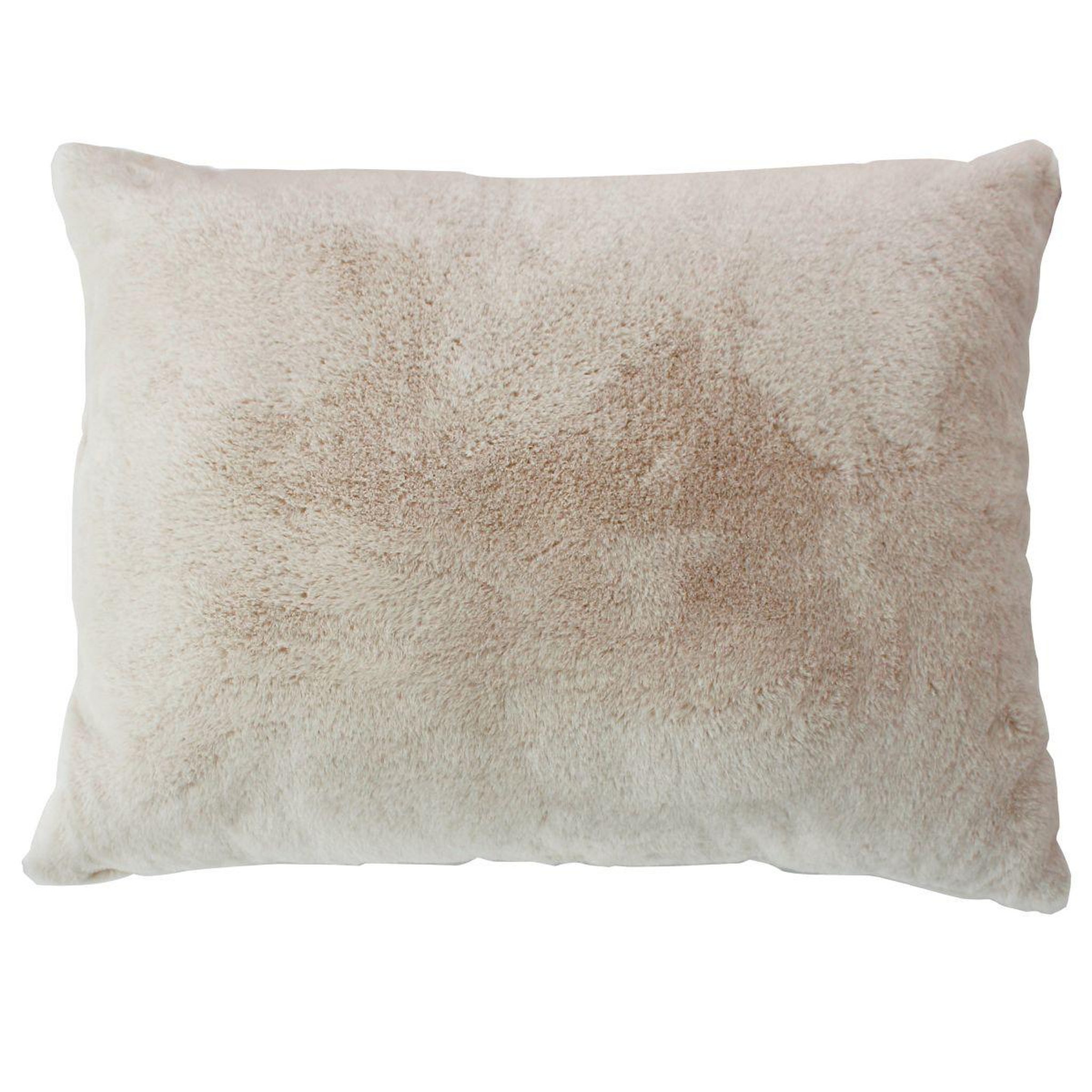 ENJOY HOME Coussin déco imitation fourrure  rabbit  50x65cm beige