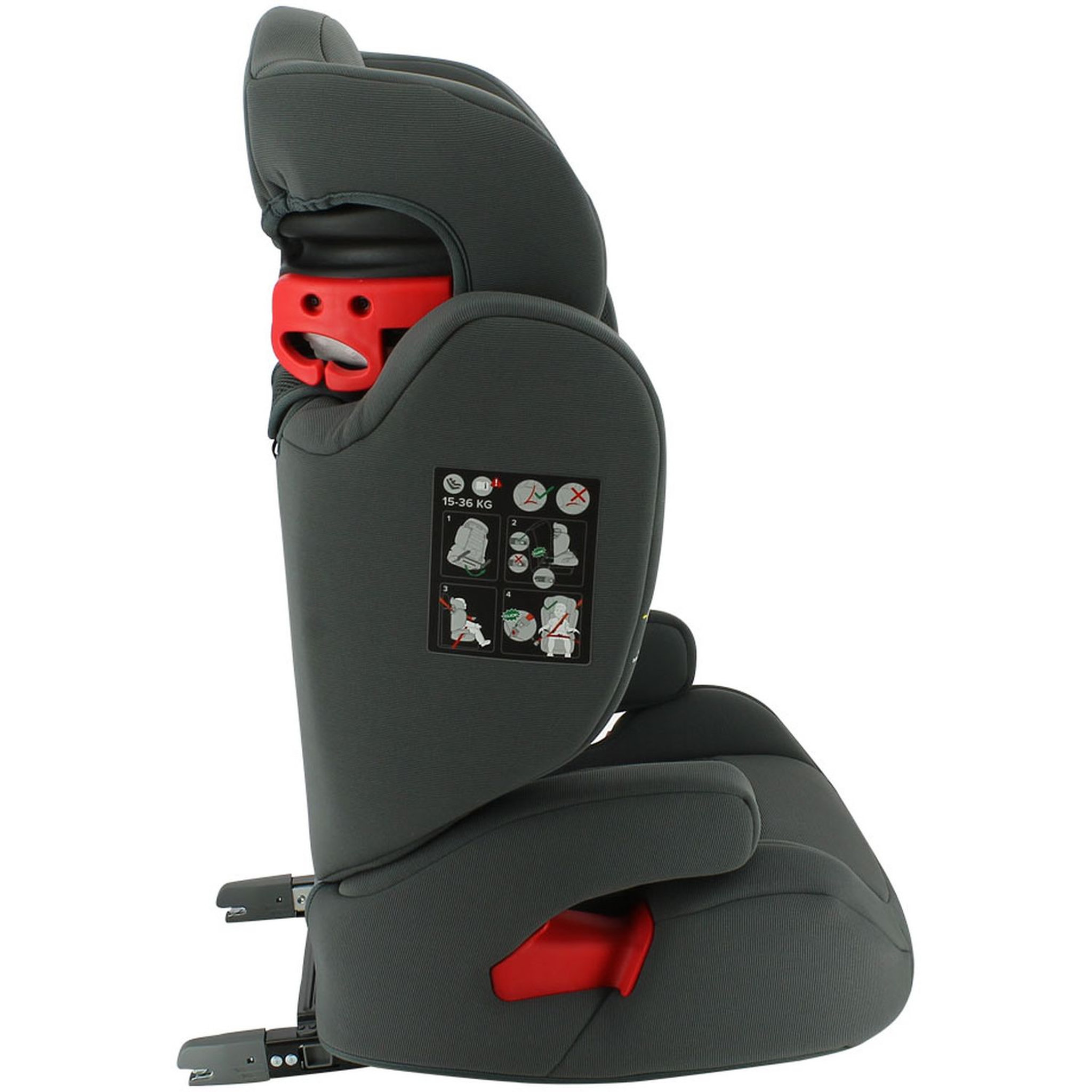 Voir la diapositive 3 : NANIA Siège auto isofix FLASH groupe 2/3 