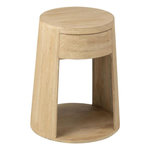 Paris Prix Table d'Appoint en Bois  Drawn  50cm Naturel