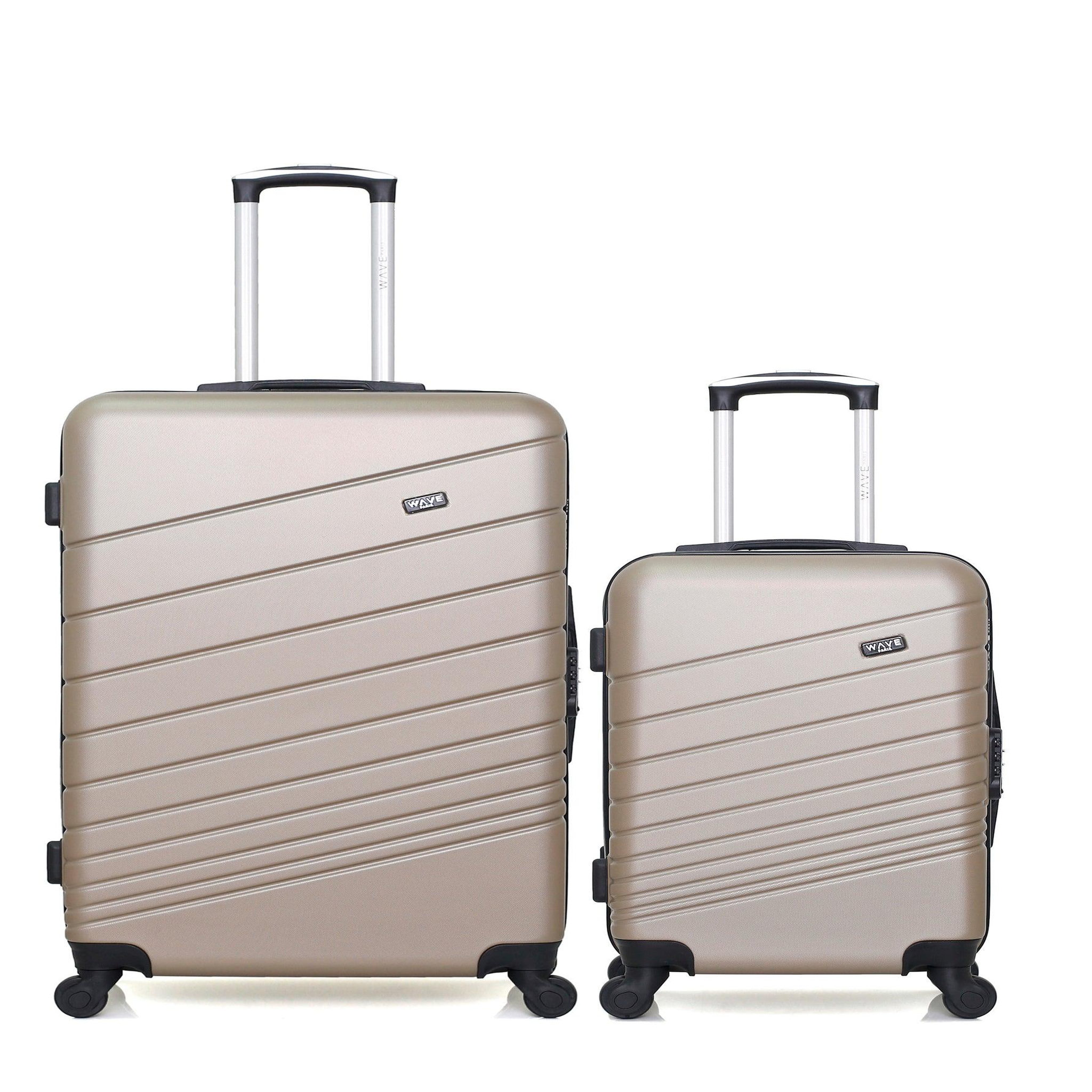 WAVE PARIS Lot de 2 - valises grand format et cabine tigre