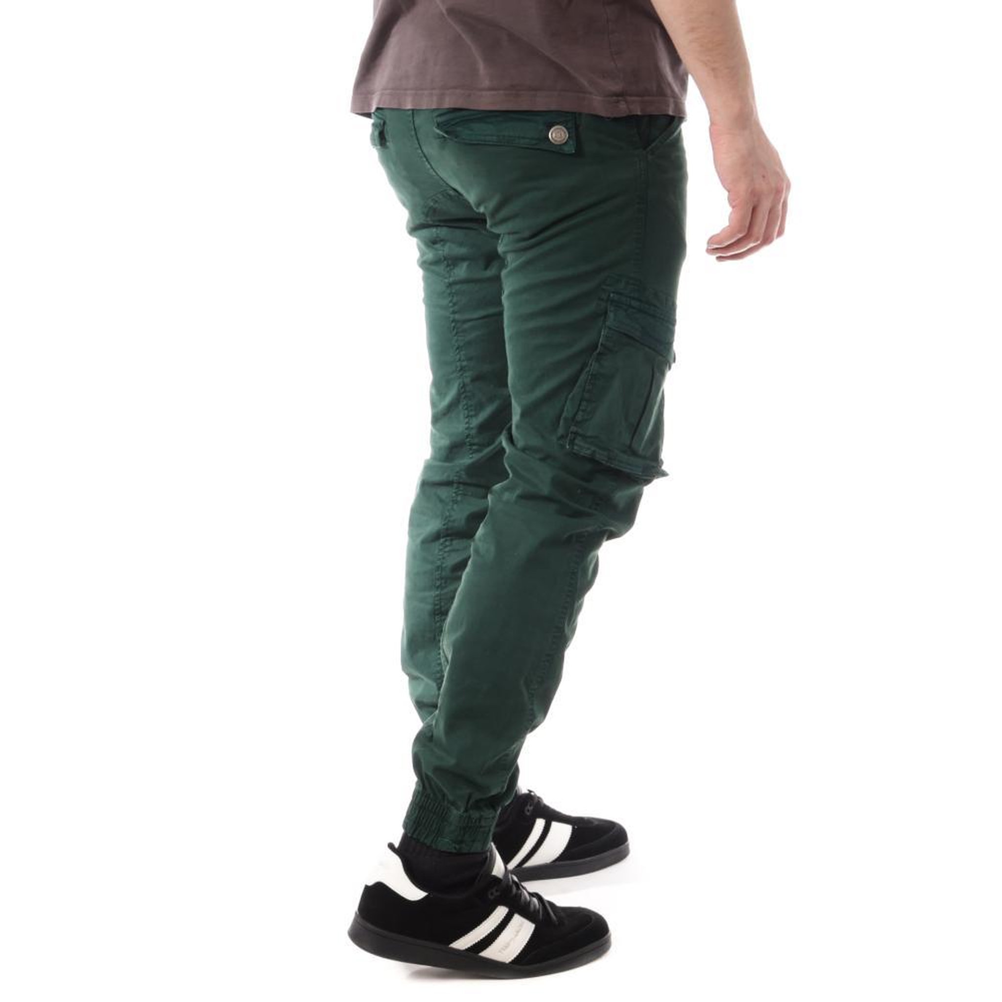 Voir la diapositive 2 : PANAME BROTHERS Pantalon Vert Foncé Homme Paname Brothers JORDAN