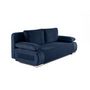 Voir la diapositive 4 : BEST MOBILIER Elio - canapé 3 places convertible - avec coffre - en velours et velours côtelé