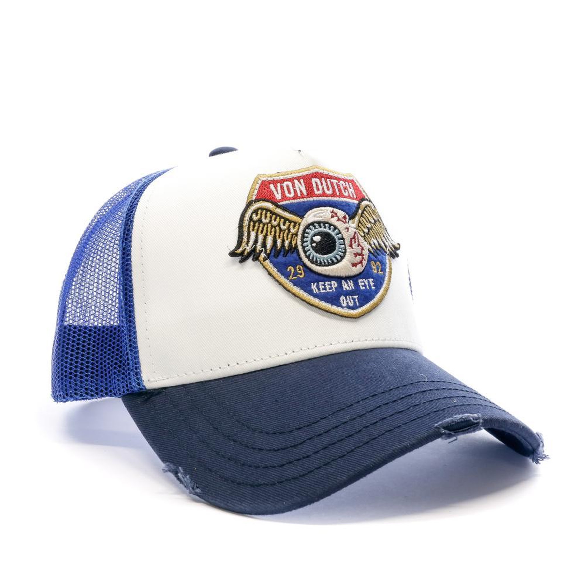 Voir la diapositive 2 : VON DUTCH Casquette Blanche/ Homme Von Dutch HIG1