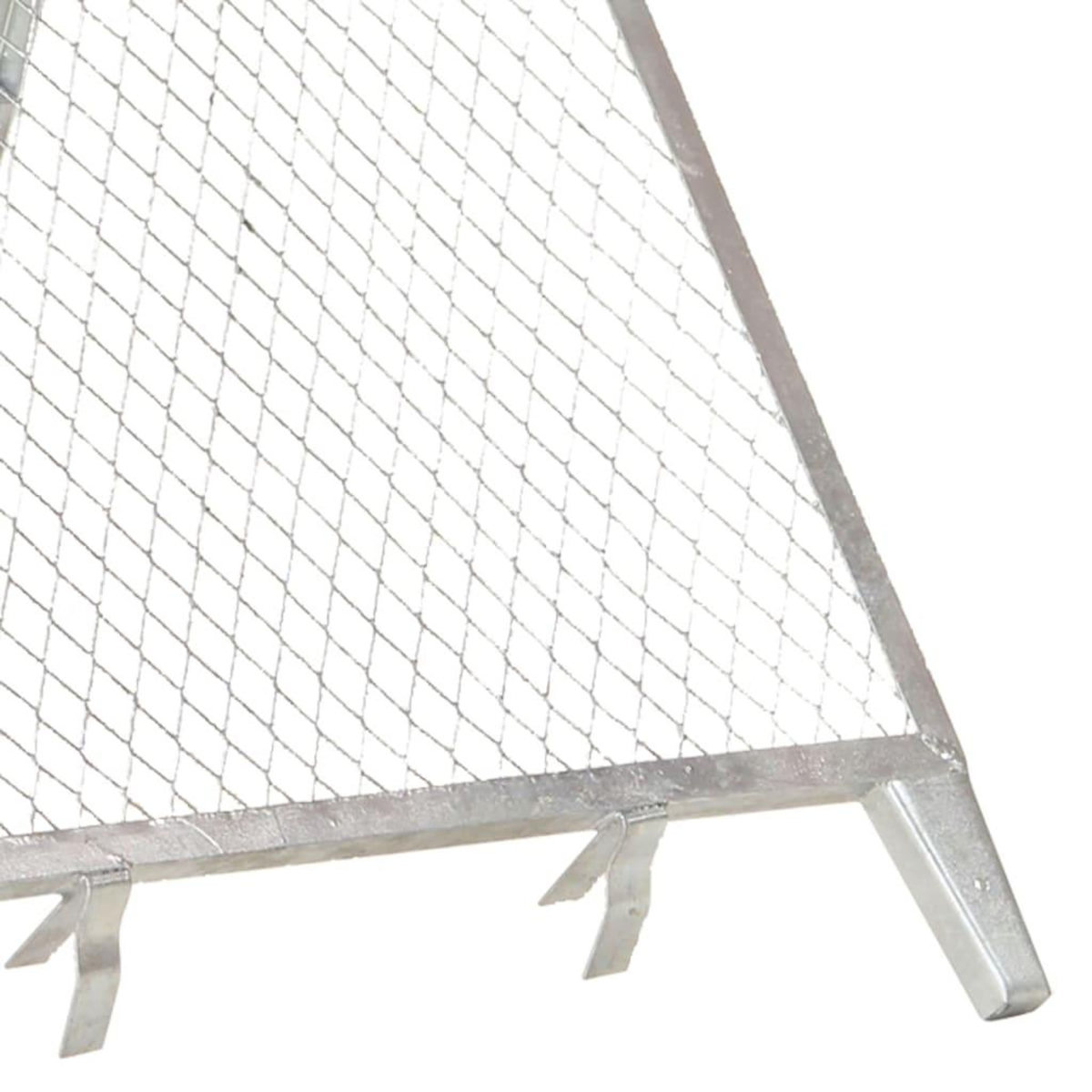 VIDAXL Tamis de jardin Acier galvanise