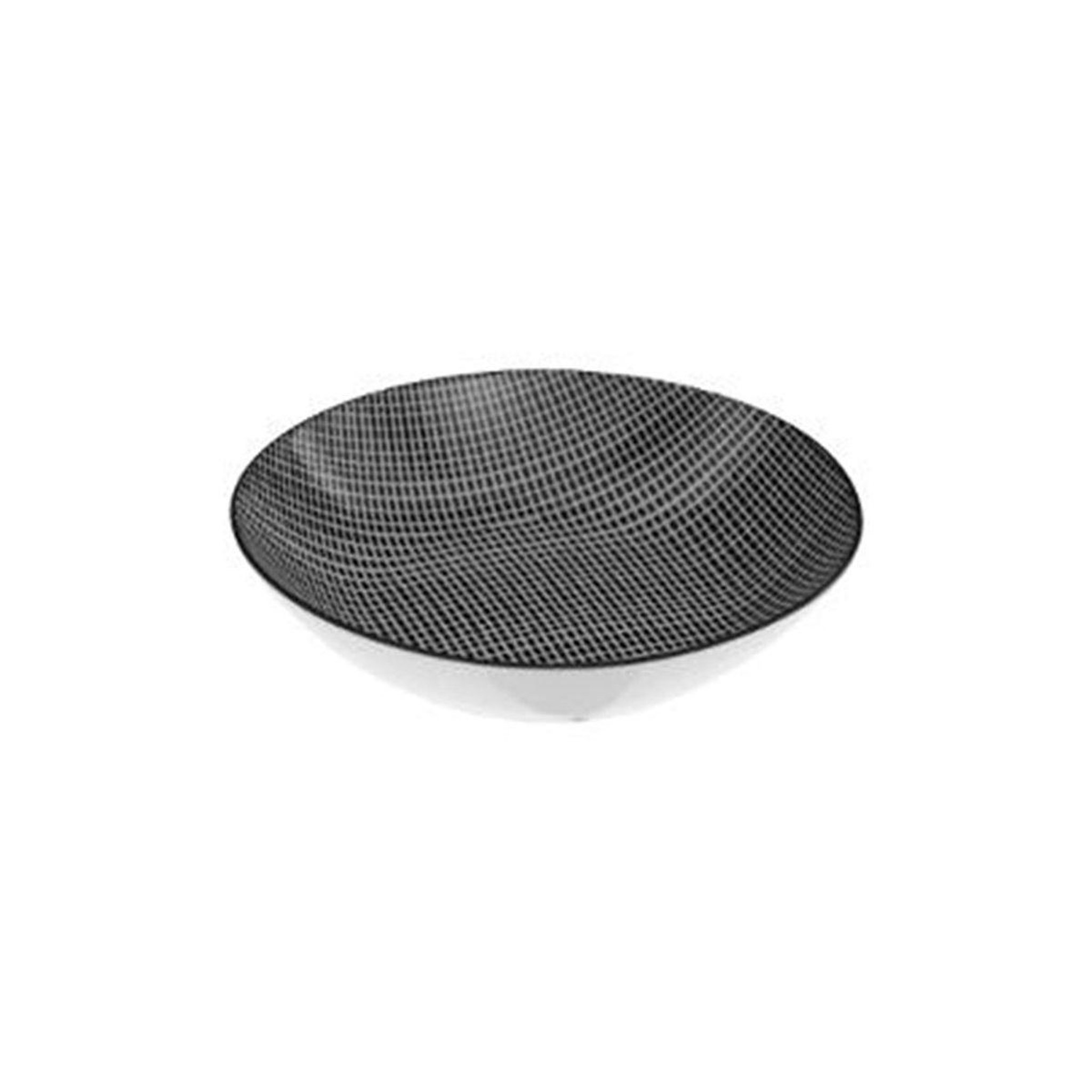 Voir la diapositive 2 : SECRET DE GOURMET Lot de 6 assiettes creuses  bohemia square  20cm noir