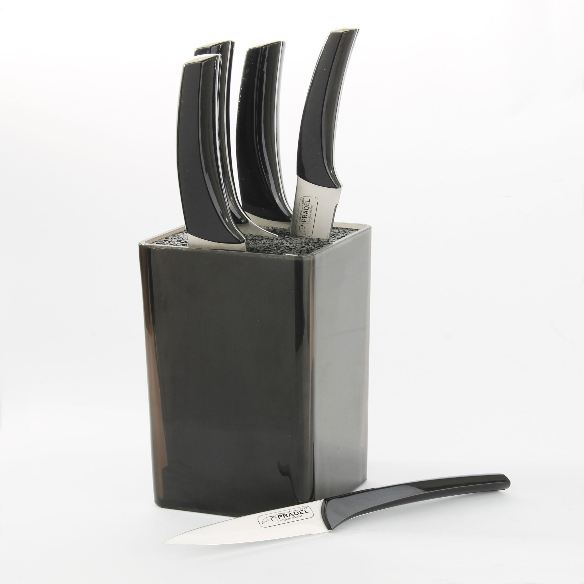 PRADEL Bloc universel 5 couteaux de cuisine SPIRIT