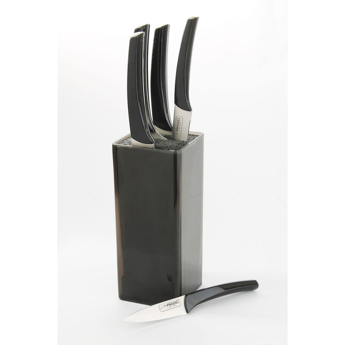PRADEL Bloc universel 5 couteaux de cuisine SPIRIT