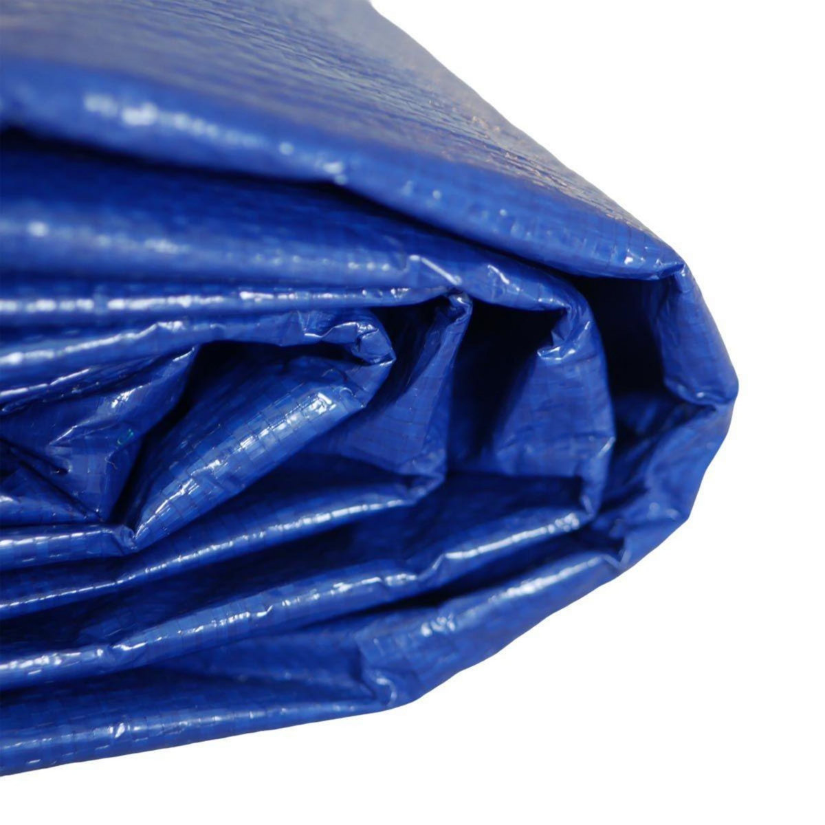 Tecplast Bache piscine ronde  620 cm pour piscine de 540 cm Bleue et verte Filet d'écoulement