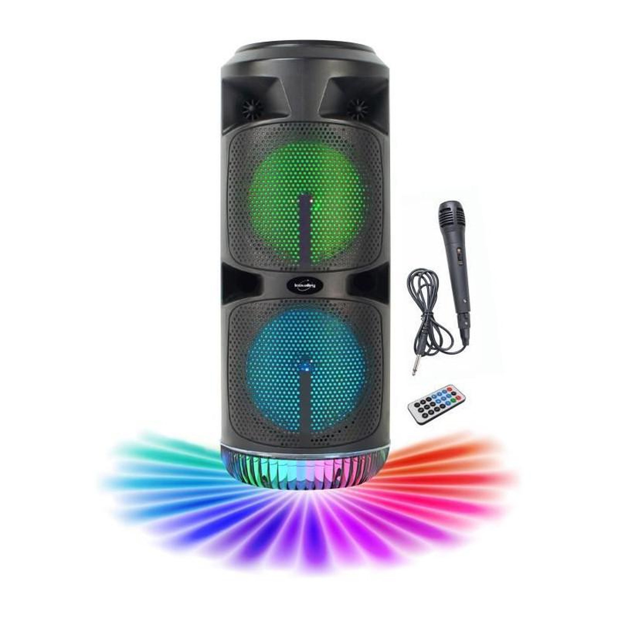 Inovalley INOVALLEY KA03-XXL - Enceinte Karaoké - Bluetooth V5.0 - 450 W