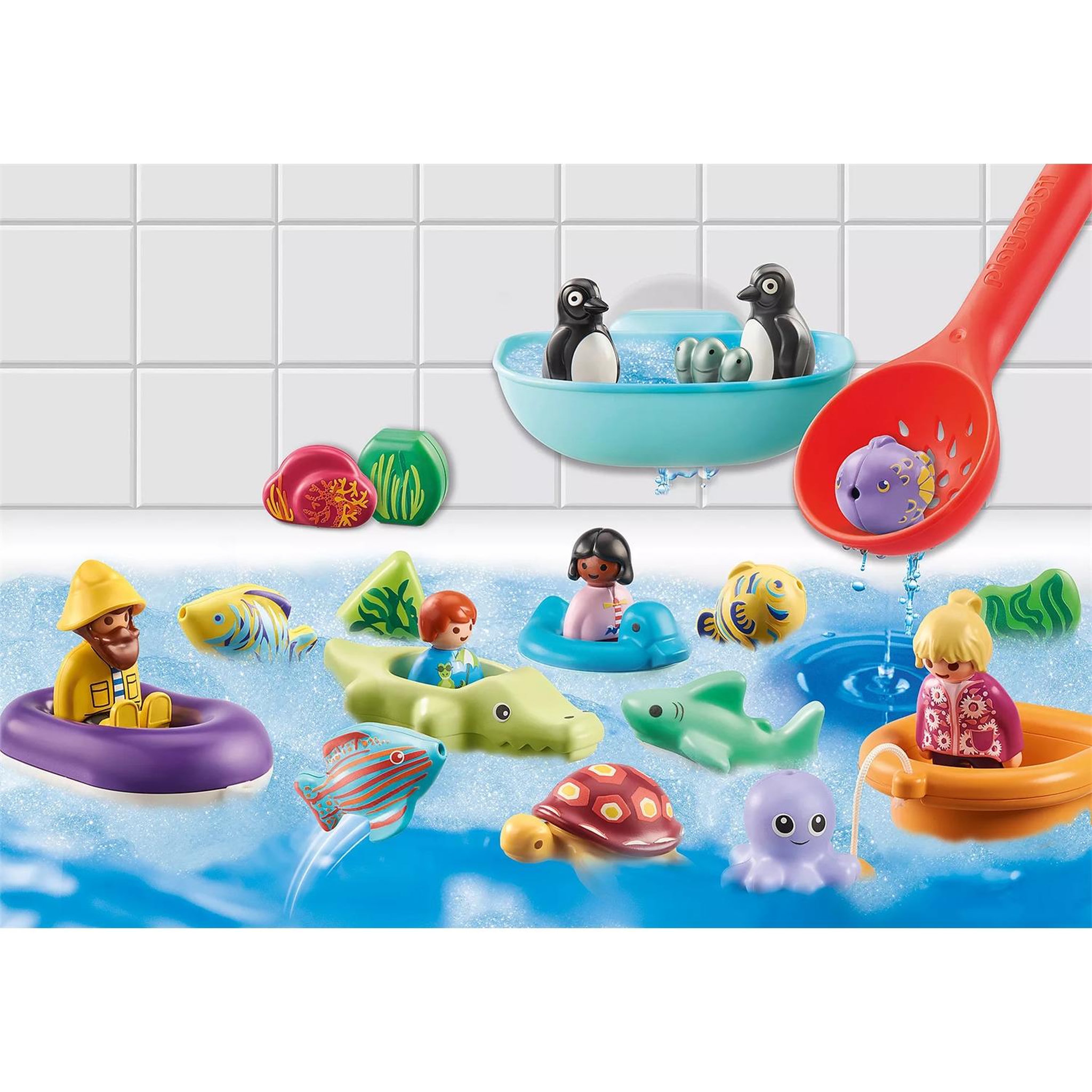 Voir la diapositive 2 : PLAYMOBIL 1 2 3 Aqua Calendrier de l'Avent