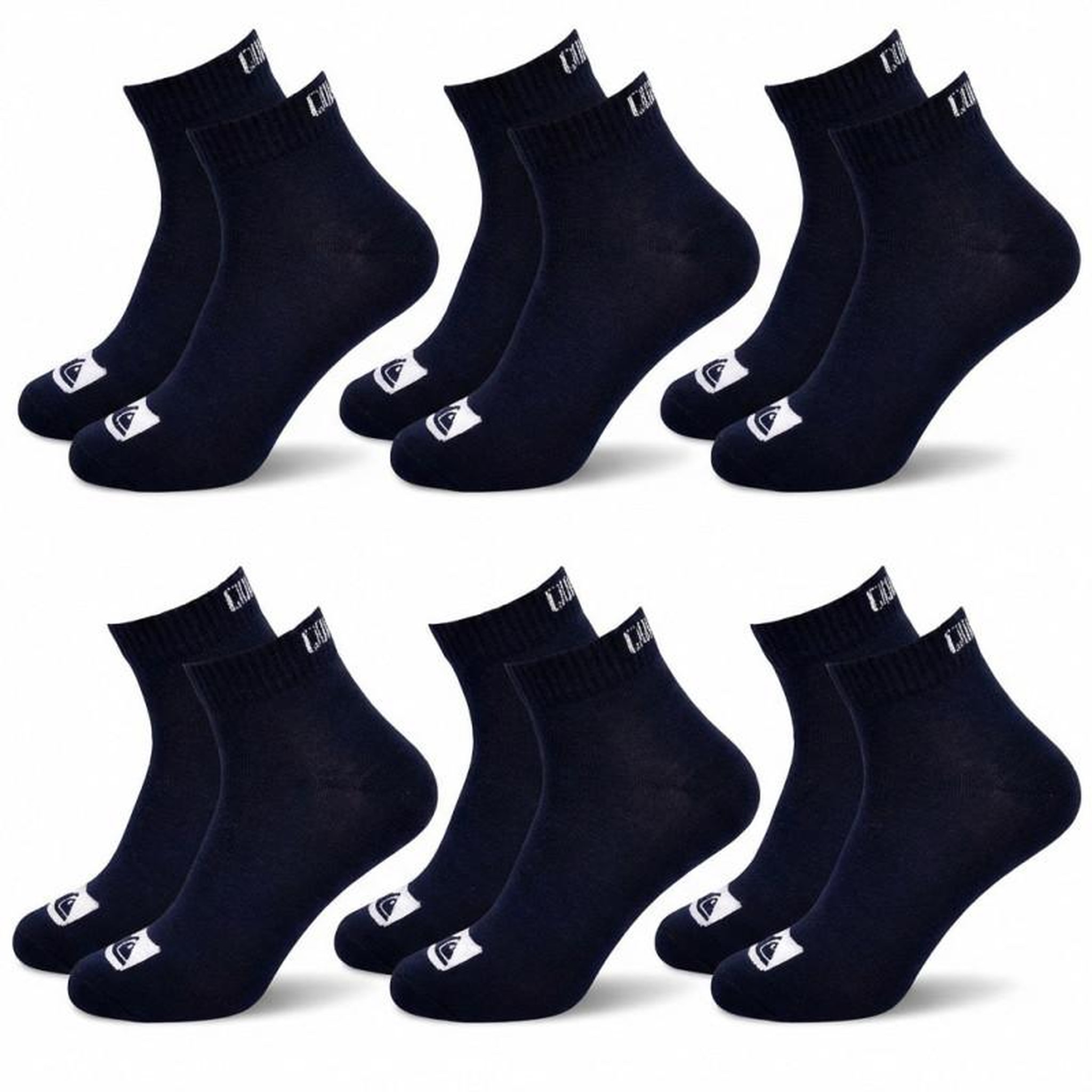 Voir la diapositive 1 : QUIKSILVER Quiksilver Pack de Chaussettes Enfant QUARTER – Lot 6 Paires Sport