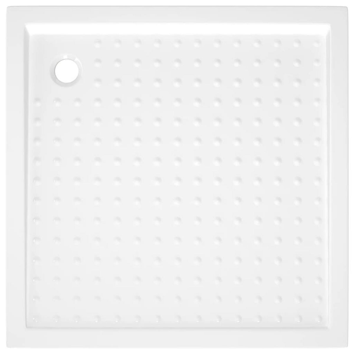 VIDAXL Receveur de douche avec picots Blanc 90x90x4 cm ABS