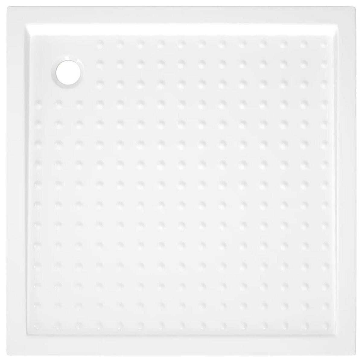 VIDAXL Receveur de douche avec picots Blanc 90x90x4 cm ABS