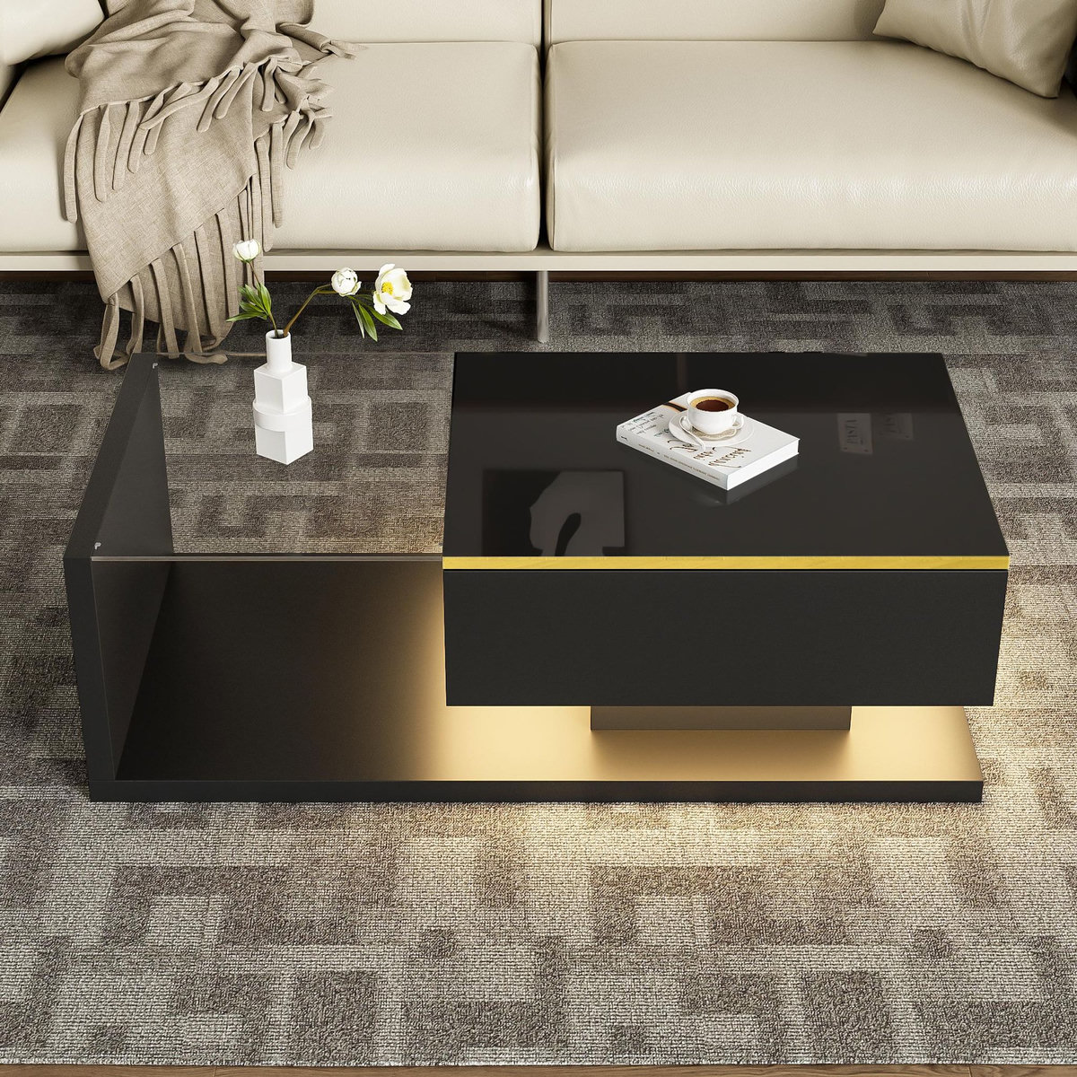 MERAX Table basse rectangulaire