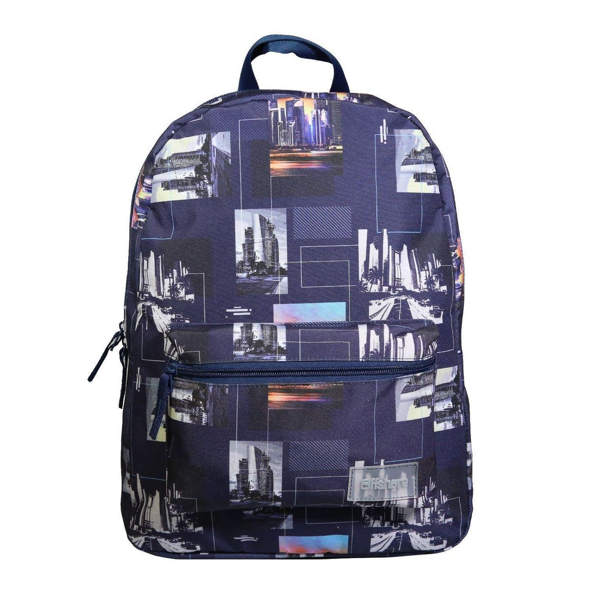 Sac Shopping Offshore Bleu Fleurs 3 En 1 - Sac à Dos & Tapis De Yoga - Bagtrotter