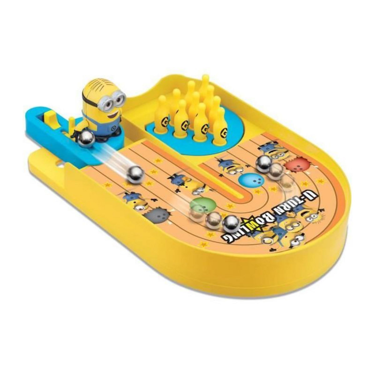 EPOCH Jeu de Bowling - EPOCH GAMES - Minions U-turn Bowling - Réalise un Strike avec les Minions !