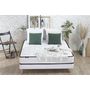 Voir la diapositive 1 : Ensemble matelas ressorts ensachés + sommier tapissier 160x200 cm ELOISE