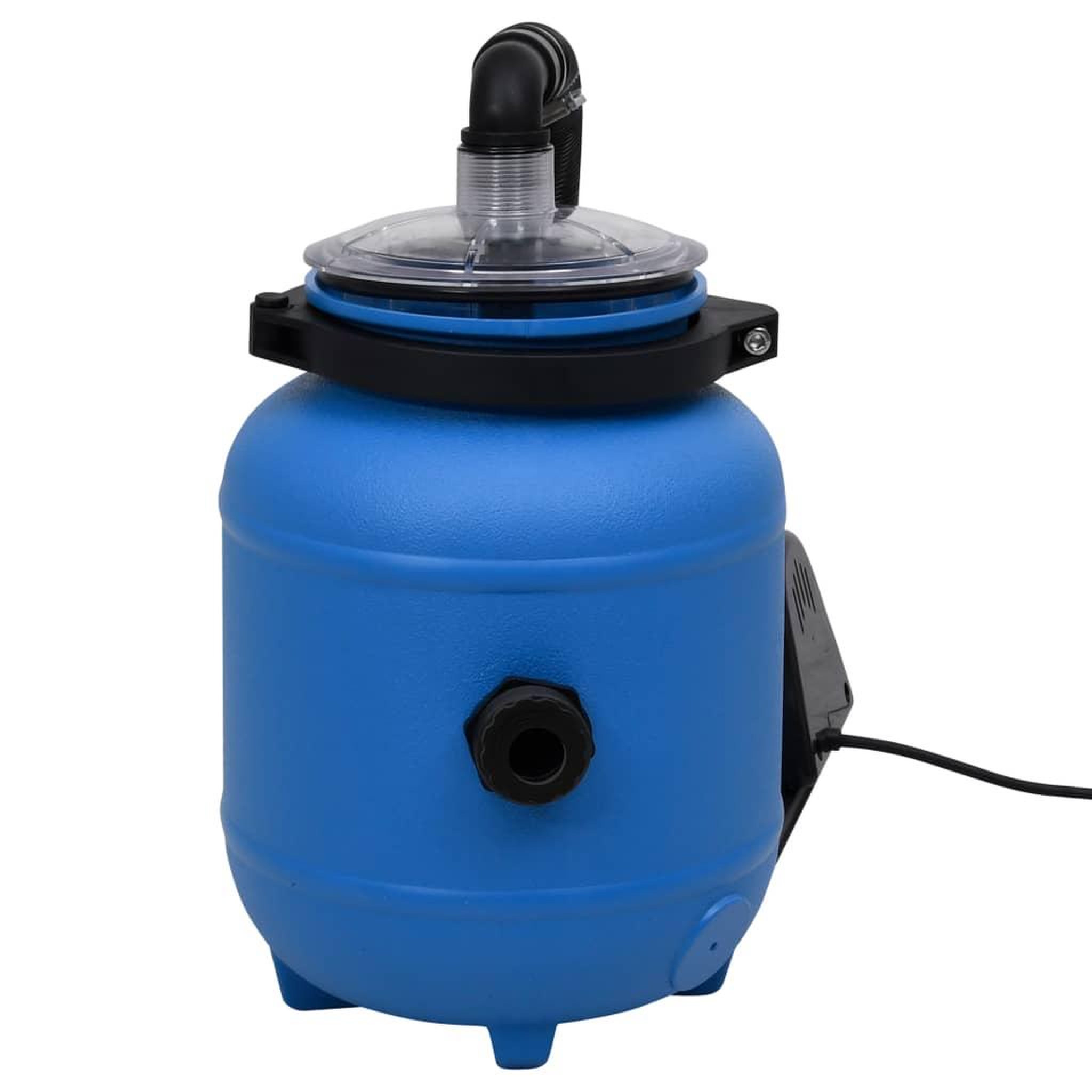 Voir la diapositive 5 : VIDAXL Pompe de filtration de piscine Noir et bleu 4 m³/h