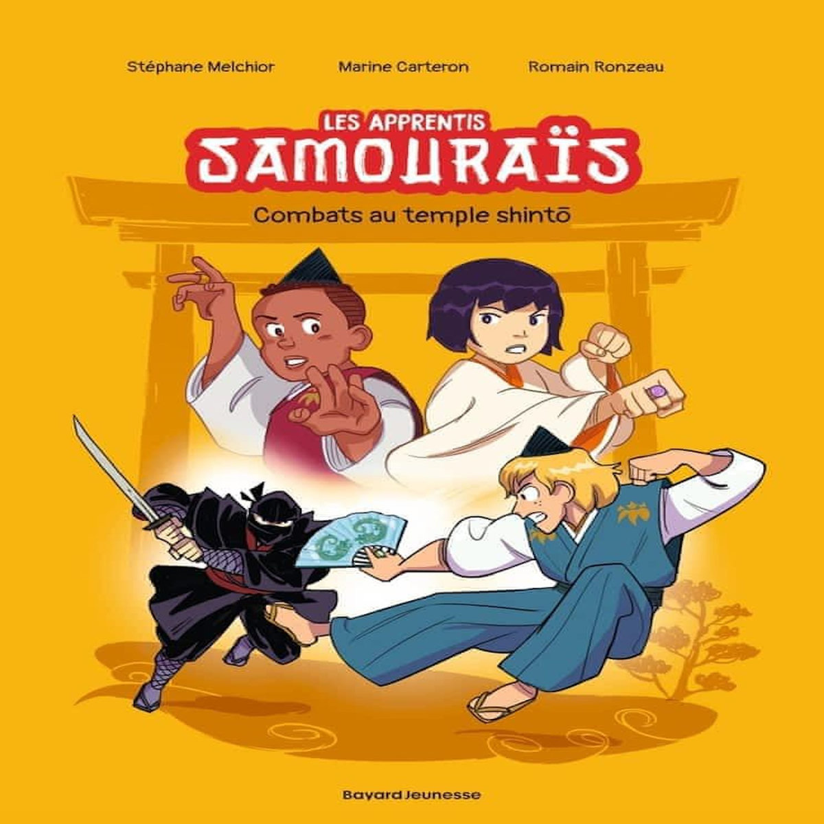 LES APPRENTIS SAMOURAIS TOME 2 : COMBATS AU TEMPLE SHINTO, Melchior Stéphane
