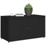 Voir la diapositive 4 : VIDAXL Armoire de rangement jardin noir 110x55x60,5 cm résine tressée