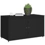 Voir la diapositive 4 : VIDAXL Armoire de rangement jardin noir 110x55x60,5 cm résine tressée