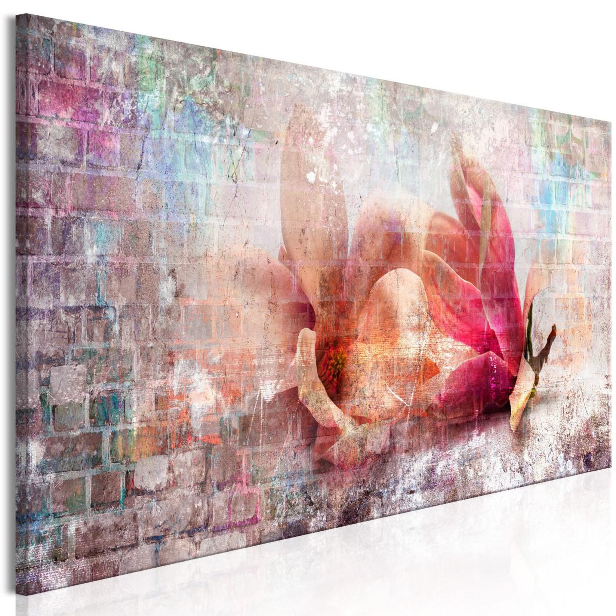 Voir la diapositive 1 : Paris Prix Tableau Imprimé  Colourful Magnolias Narrow
