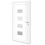 Voir la diapositive 5 : VIDAXL Porte d'entree Blanc 100x200 cm Aluminium et PVC