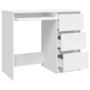 Voir la diapositive 4 : VIDAXL Bureau Blanc 90x45x76 cm Bois d'ingenierie