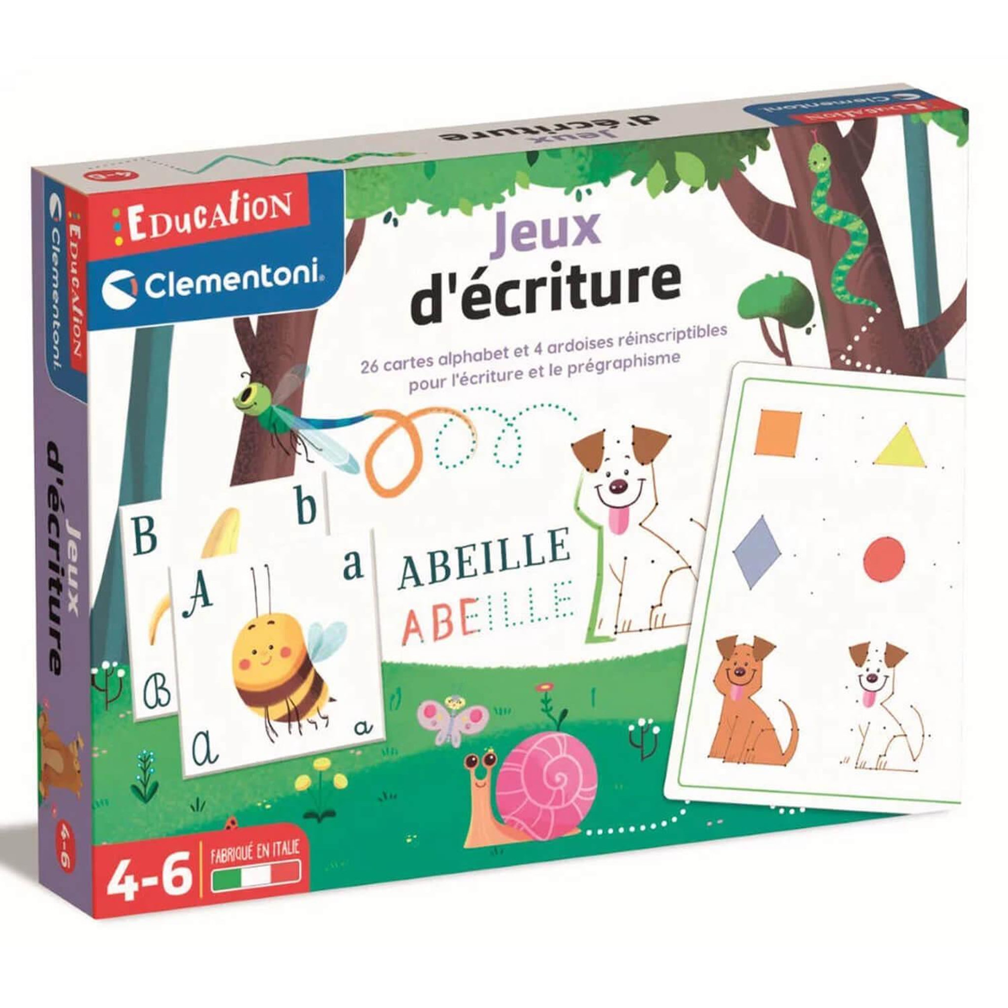 CLEMENTONI Jeu éducatif Agitateur de Neurones : Jeux d'écriture