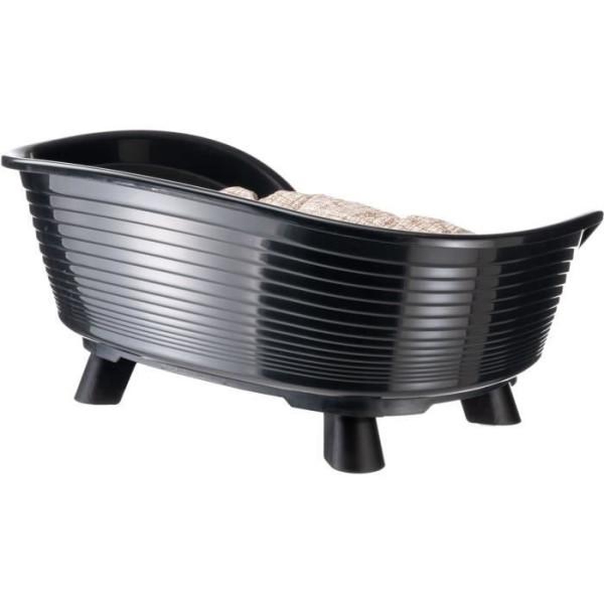 Voir la diapositive 4 : Ferplast Corbeille - FERPLAST - THRONE 4 - Avec coussin relax - Noir