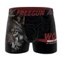 Voir la diapositive 5 : FREEGUN Lot de 5 boxers homme Wild Life