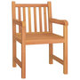 Voir la diapositive 5 : VIDAXL Ensemble a manger de jardin 5pcs Bois de teck massif