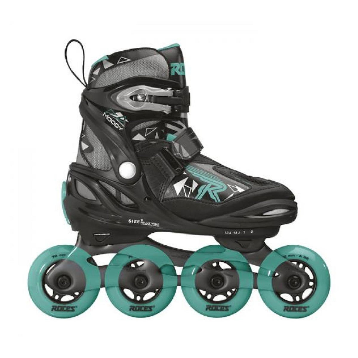 Roces Roller JR  moody girl tif noir-aqua T36-40